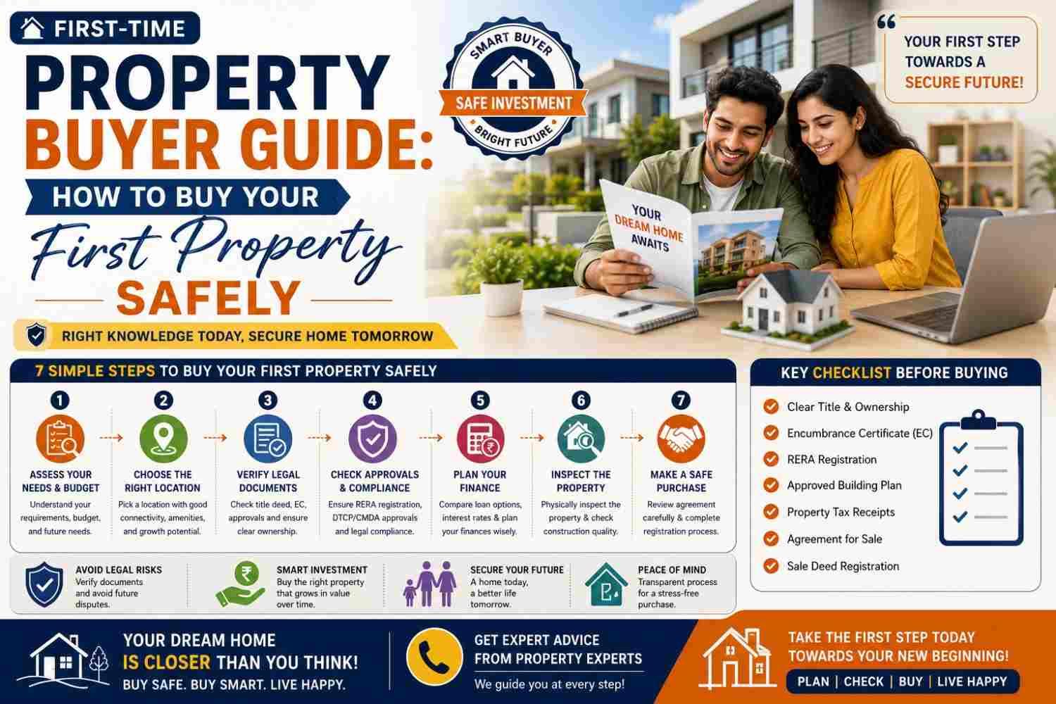 First-Time Property Buyer Guide: How to Buy Your First Property Safely