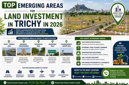Top Emerging Areas for Land Investment in Trichy in 2026