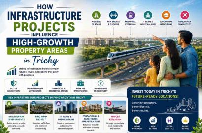 How Infrastructure Projects Influence High-Growth Property Areas in Trichy