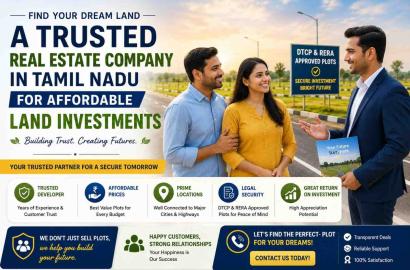 Veettidam: A Trusted Real Estate Company in Tamil Nadu for Affordable Land Investments